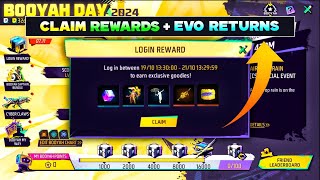 Booyah Day 2024 Event Free Fire 💥| Gloo Wall Skin Kaise Milega | Free Fire New Event | Ff New Event