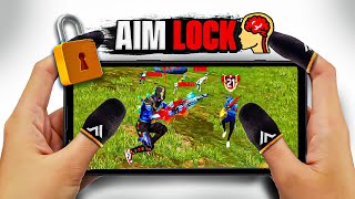 PERFECT ( AIMLOCK🔒) TRICK IN MOBILE || FREE FIRE NEW HEADSHOT TRICK || AIMLOCK TRICK FREE FIRE