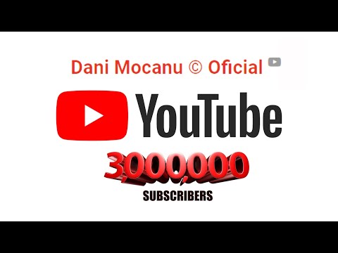 Singurul artist din România cu 3 Milioane de Subscriberi @DaniMocanuOficial