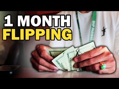 1 Month Flipping Challenge - 8x Money Return