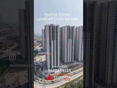 #aparna #zenon Landlord units for sale, #hyderabadrealestate #realestate #luxuryrealestate #kokapet