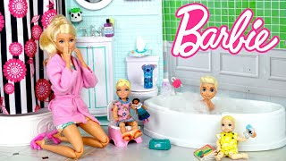 Barbie & Ken Doll Family Toddler Get Well Routine