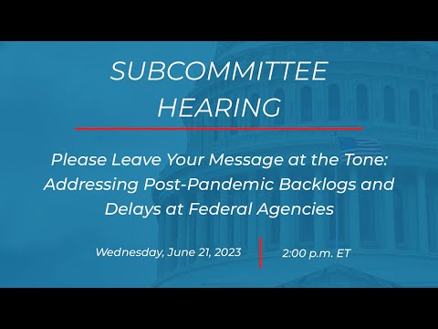 Subcommittee on Government Operations and the Federal Workforce Hearing