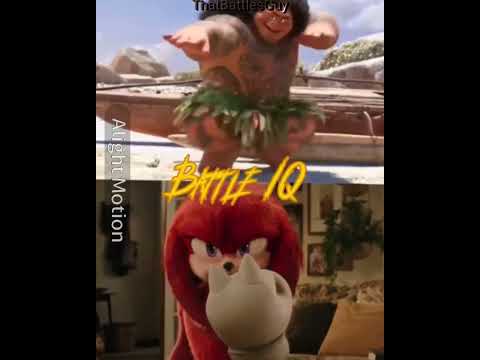 Maui #vs movie #knuckles #sonicmovie #moana #sonic #disney #paramount #battle #debate #shorts #memes