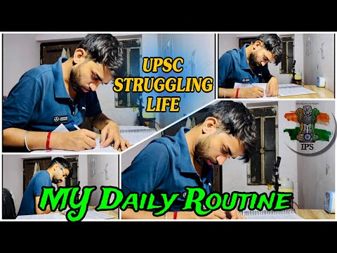 UPSC Aspirants Study Routine True life Of An Upsc Aspirants with Ytpart Time work Struggle for Upsc