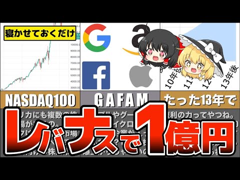 【ゆっくり解説】レバナスで誰でも資産１億円ってホント⁉︎【節約 貯金】