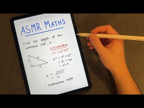 ASMR | Solving Maths Problems For Sleep