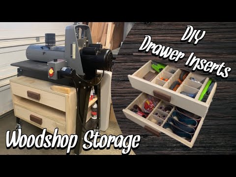 Woodshop Storage: Easy Drawers & Custom Inserts