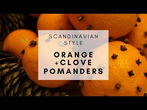 Holiday Orange + Clove Pomanders | SCANDINAVIAN STYLE