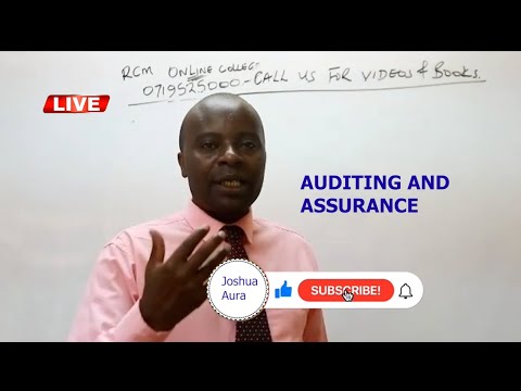 Auditing and Assurance Power Session-December 2024 KASNEB Exams Revision