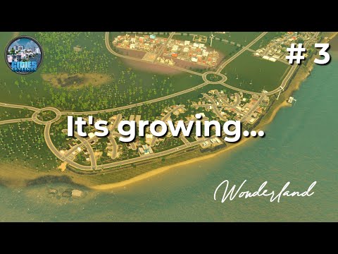 Building a Sunflower Village in Cities Skylines | Wonderland #3