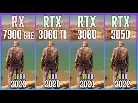 RX 7900 GRE vs RTX 3060 TI vs RTX 3060 vs RTX 3050 - Test in 25 Games