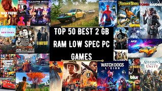 Top 50 Best Low End PC Games 🤗 | New Pc Games for Low End Pc 2023 (2 GB RAM /4 GB RAM/ 256 MB VRAM)