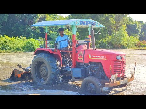 Mahindra 585 Di Sarpanch Tractor Rotavator Performance | Tractor Video | Come To Village