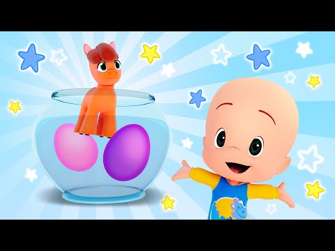 Color play dough ponies | Toddlers Learning | Cleo & Cuquin