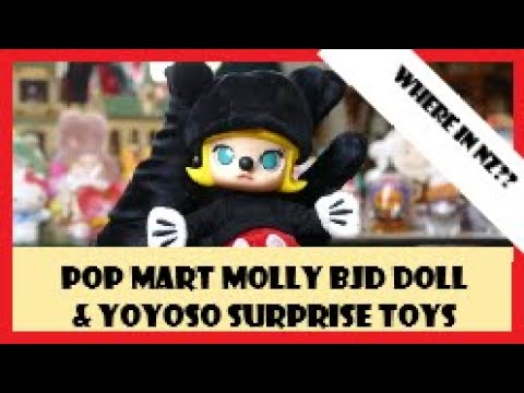 Disney Pop Mart Molly BJD and Yoyoso New Zealand Surprise Box Toys Review