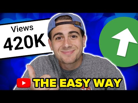 The EASIEST Way To Get Views on a Small YouTube Channel (works every time)