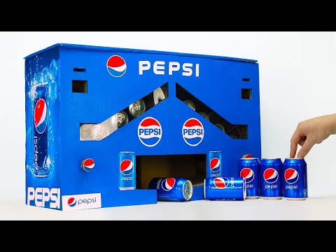 How to Make Pepsi Vending Machine out of Cardboard