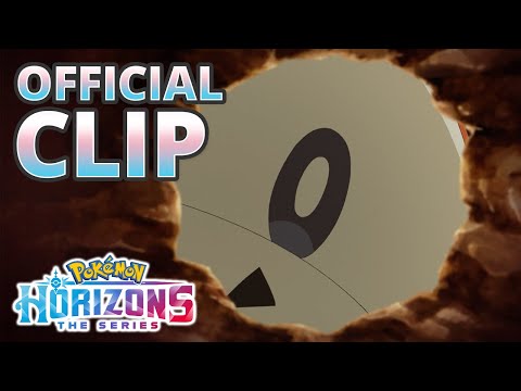 Exploring the Galar Mine! | Pokémon Horizons: The Series | Official Clip