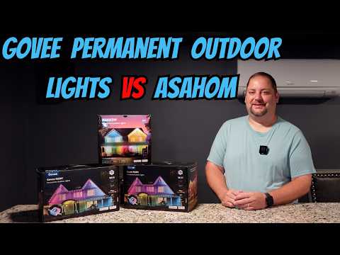 BEST Outdoor Smart Lights? Govee vs Asahom - Permanent Outdoor Lights