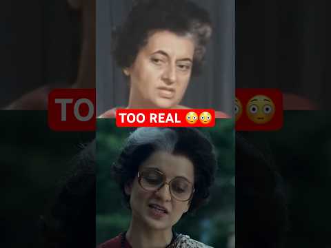 Kangana vs Indira Gandhi #bollywood #kanganaranaut #emergency