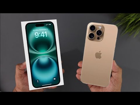 Apple iphone 16 pro max unboxing, Hand on First look