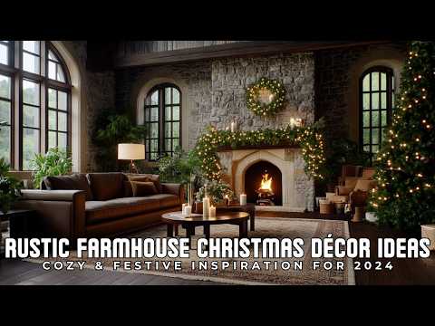 Rustic Farmhouse Christmas Décor Ideas  Cozy & Festive Inspiration for 2024