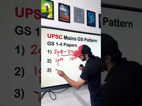 UPSC Mains GS Pattern