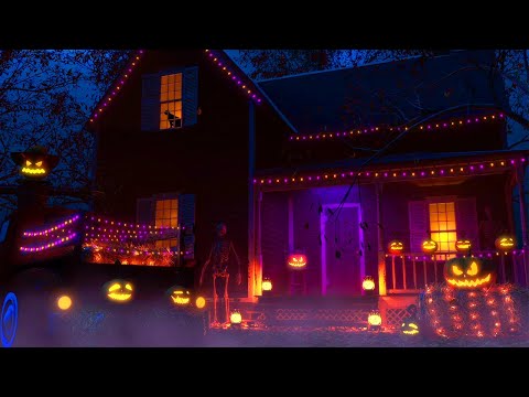 Halloween Farmhouse Ambience | Crickets, Cauldron, Spooky Background Sounds for Halloween