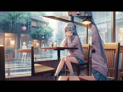 雨の日のカフェ - あげぱん