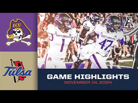 Game Highlights: East Carolina vs Tulsa (Nov. 14, 2024)