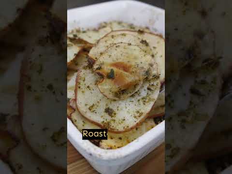 Roasted Potato Rounds With Lemon And Oregano Recipe #shorts