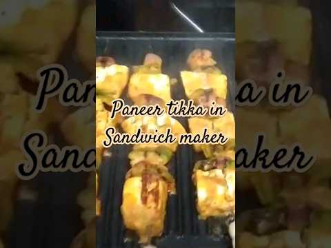 EASY PANEER TIKKA IN SANDWICH MAKER🥰| PANEERTIKKA|#viral#fypシ #trending #shortvideo #recipe #shorts