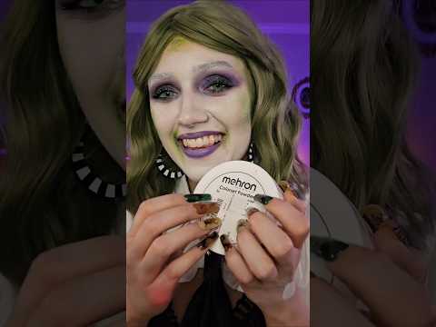 Doing Your Beetlejuice Makeup 👻💋 #asmr #makeupasmr #beetlejuice