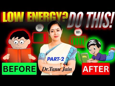 Tired all the Time 😴 | Low Energy? Do This 😎 | Modern Solutions to Beat Lethargy | P-2 @Tathastuics