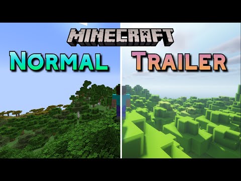 Minecraft, But I'm In The Trailers