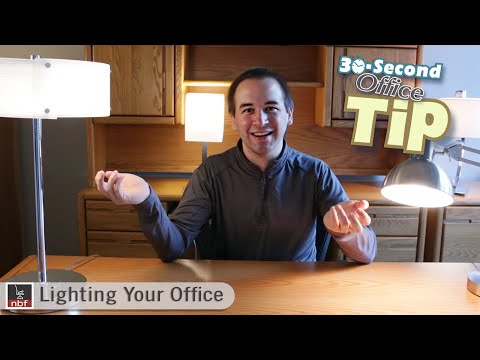 Properly Lighting Your Office | NBF 30 Second Tip