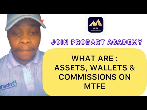 ASSETS, WALLETS AND COMMISSIONS ON MTFE | PROBART ACADEMY