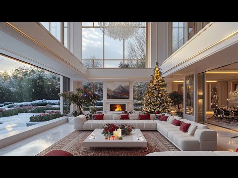 Smooth Jazz for Dreamy Christmas Relaxation ❄️ Living Room Luxury Ambience with Relaxing Jazz Piano