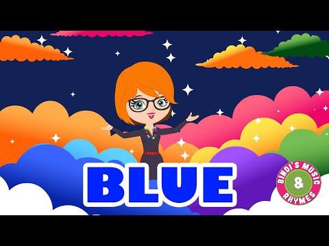 Blue Colour Song for kids | Learn Colours | Rhymes for Children | Bindi's Music & Rhymes