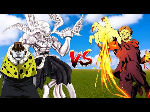 JOGO and Mahoraga Vs Sukuna 15 Fingers