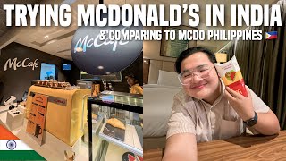 INDIA VLOG: Trying Local McDonald's in India | Ivan de Guzman