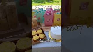 FIRST BIRTHDAY PARTY VLOG PART 1 | BABY GIRL’S 1st BIRTHDAY PARTY #shorts