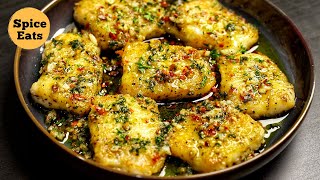 LEMON BUTTER GARLIC FISH RECIPE | GRILLED FISH IN LEMON BUTTER SAUCE