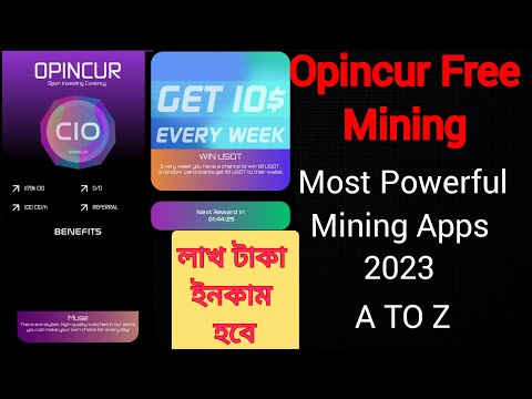 Opincur Free Mining CIO Coin Every 24Hrs 2023. Best Mining Apps 2023. International Mining Apps 2023