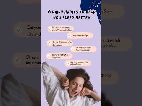 Daily Habits to Improve Your Sleep | Sleep Tips 😴🌙 #SleepHabits #healthyliving