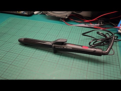 Rowenta Karl Lagerfeld 25mm Curling Tong - unboxing and temperature test