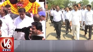 Minister KTR Inaugurates Nala Bridge In Gajularamaram | Hyderabad | V6 News