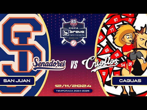 🎥Liga de Béisbol Profesional Roberto Clemente🇵🇷: Senadores de San Juan 🆚 Criollos de Caguas⚾️