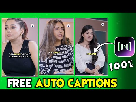 Automatic Captions Generator For Free | Zeemo Auto Captions Ai | How To Add Captions In Video